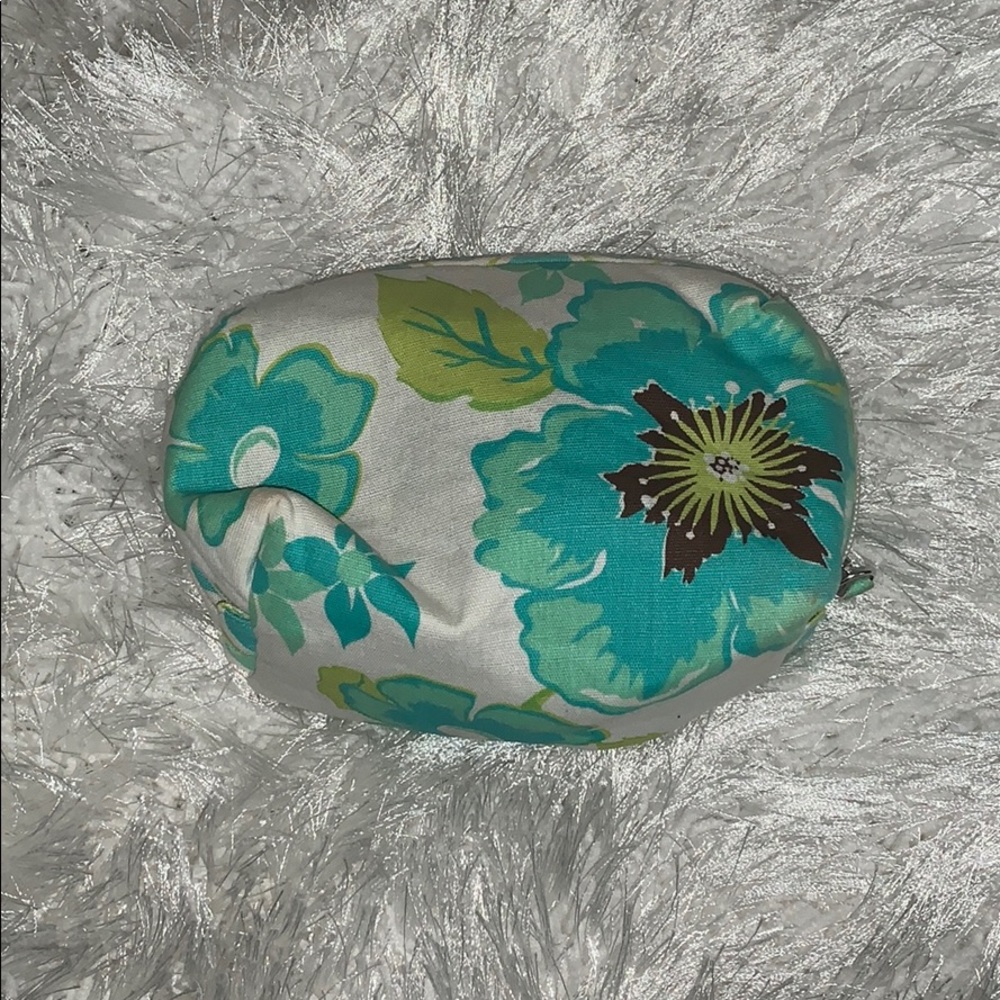floral makeup bag